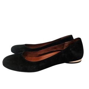 Vionic Black Suede Flats 7.5